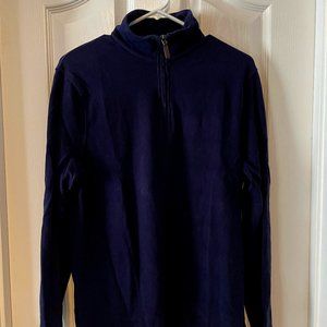 J. Crew Blue Mercantile Quarter Zip